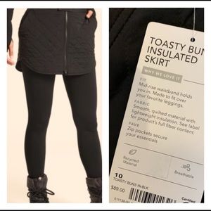 Athleta NWT Insulated Skirt - size 10